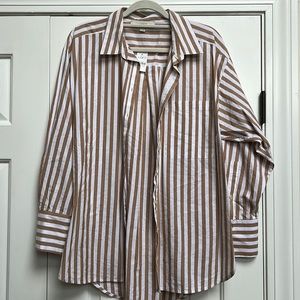 NWT Loft button down with pocket